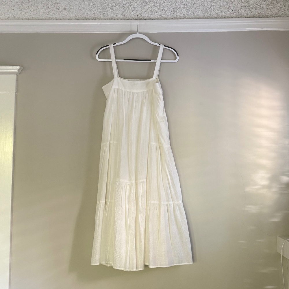 ++Jenni Kayne Seersucker Sun Dress in White++